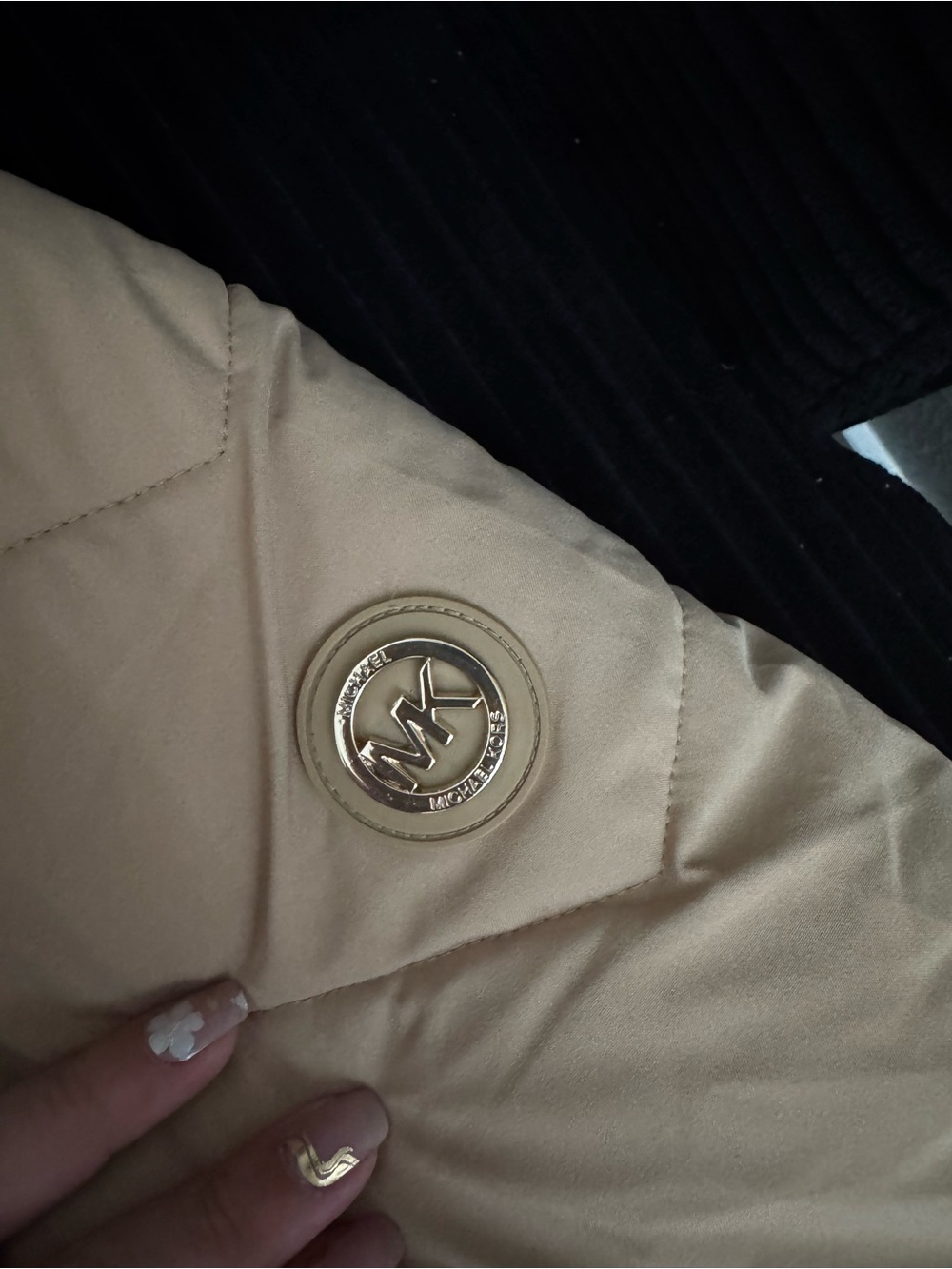Michael Kors Puffer Jacket with Faux-Fur Trim - Picture 4 of 6
